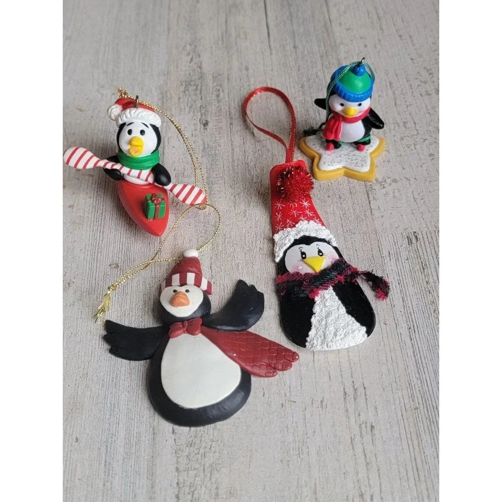Penguin variety cookie ornament‎ Xmas gift